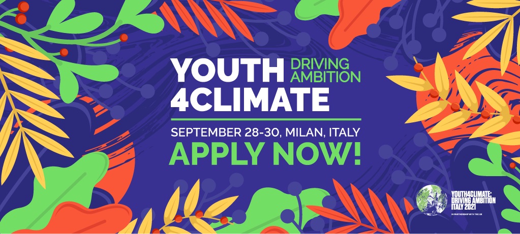 COP26 : Participez Au "Youth4Climate: Driving Ambition"